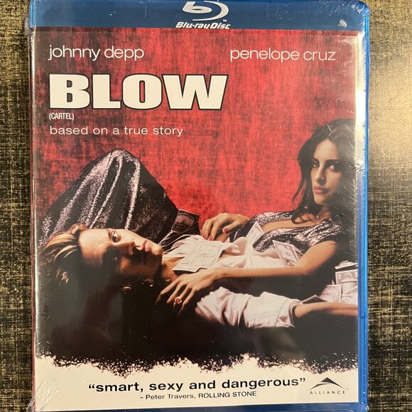 BLOW New Sealed Blu-ray Johnny Depp Penelope Cruz - Picture 1 of 2
